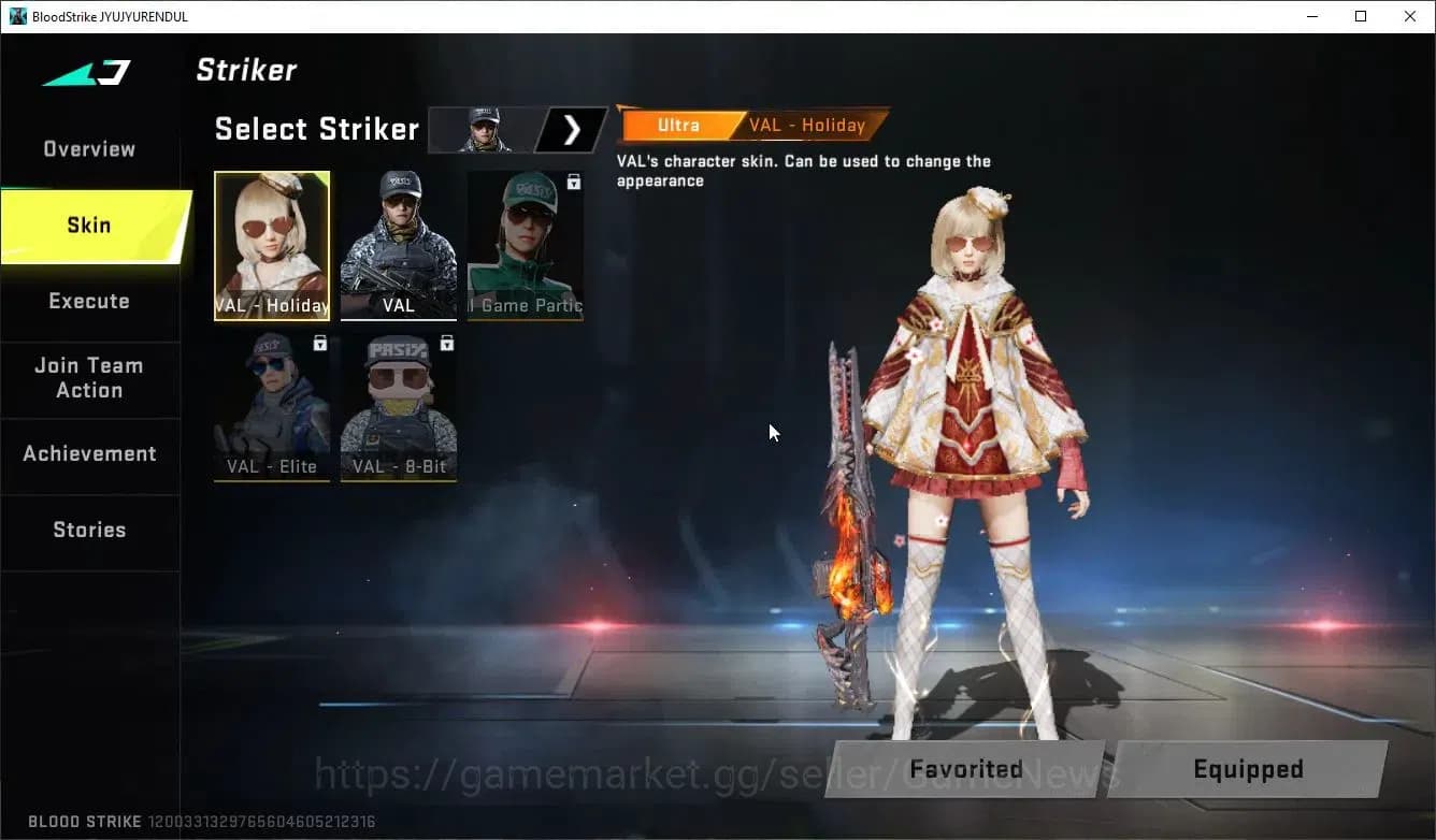 Blood Strike Accounts Asia|ETERNAL Lv2 M82-PumpkinKnight+MELEE SCYTHE Lu image 3