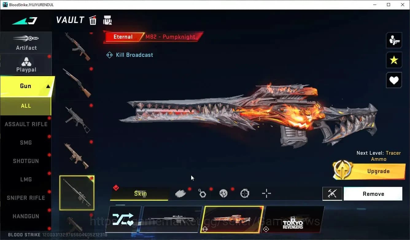 Blood Strike Accounts Asia|ETERNAL Lv2 M82-PumpkinKnight+MELEE SCYTHE Lu image 5