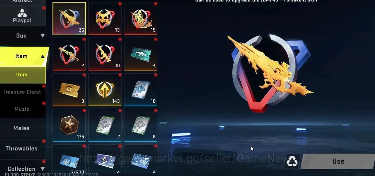 Blood Strike Accounts Asia|ETERNAL Lv2 M82-PumpkinKnight+MELEE SCYTHE Lu image 9