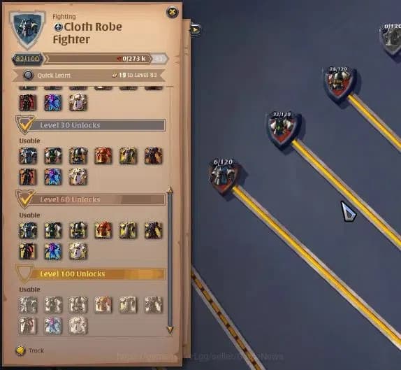 Albion Online Accounts ASIA|285M Total Fame|5 WP Lv 100 [4 Nature Stf Tre image 12