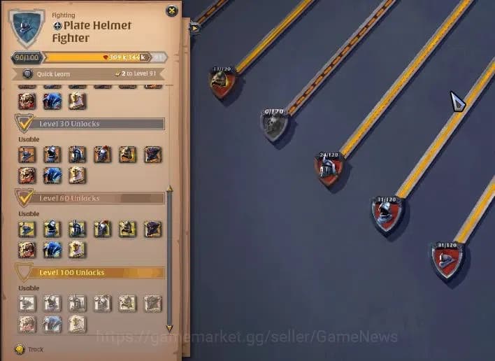 Albion Online Accounts ASIA|285M Total Fame|5 WP Lv 100 [4 Nature Stf Tre image 14