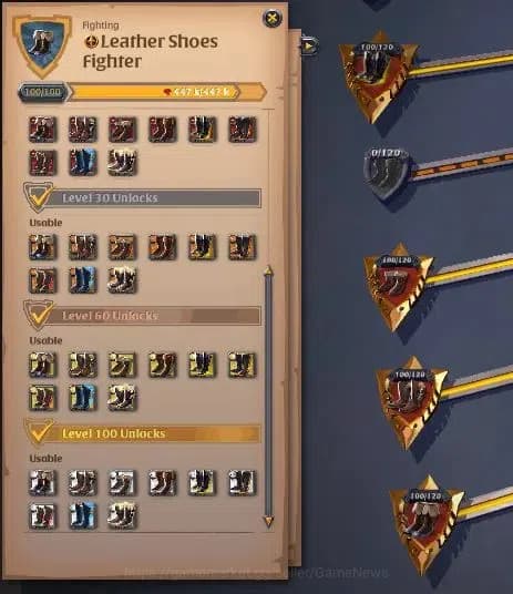 Albion Online Accounts ASIA|285M Total Fame|5 WP Lv 100 [4 Nature Stf Tre image 18