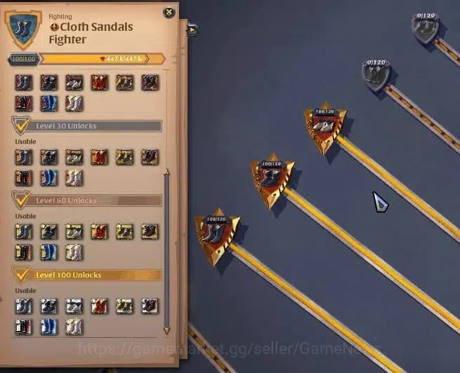 Albion Online Accounts ASIA|285M Total Fame|5 WP Lv 100 [4 Nature Stf Tre image 19
