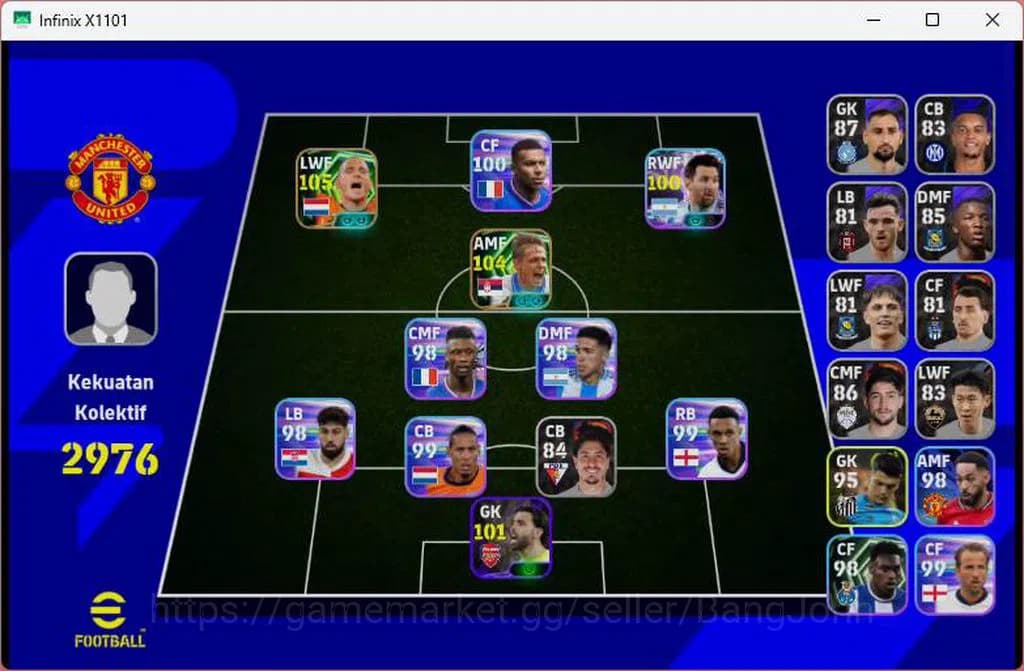 eFootball Accounts ANDROID|PW 2976|Dimitar Berbatov + Wesley Sneijder image 1
