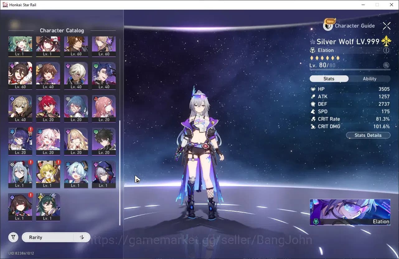 Honkai Star Rail Accounts ASIA | TL62 | Silver Wolf LV.999,Huohuo,Archer,Jin image 11
