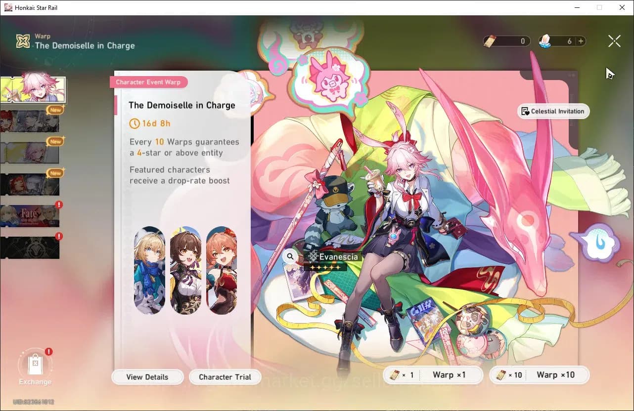 Honkai Star Rail Accounts ASIA | TL62 | Silver Wolf LV.999,Huohuo,Archer,Jin image 2