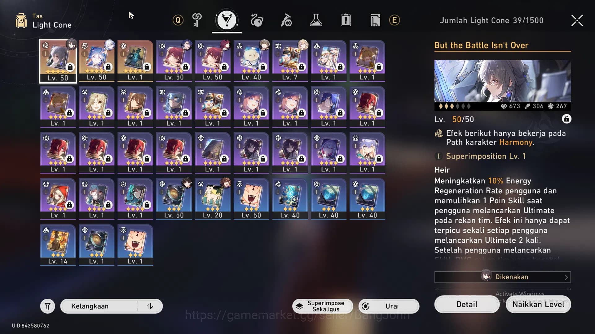 Honkai Star Rail Accounts ASIA|TL 37|4 limit|Yao Guang,Kafka,DanHeng PT,Ruan image 11