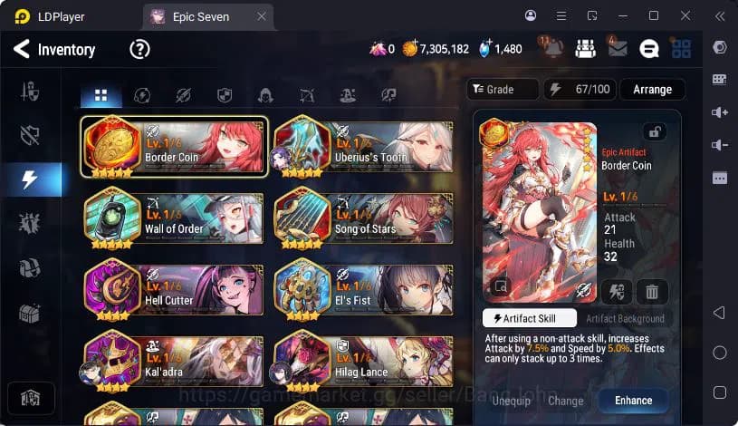 Epic Seven Accounts Global Unverif|6ML(Zio,Cecilia,Landy,Tieria,Veroni image 12