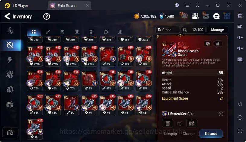 Epic Seven Accounts Global Unverif|6ML(Zio,Cecilia,Landy,Tieria,Veroni image 13