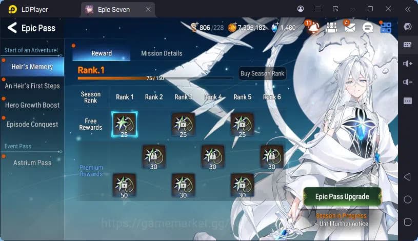 Epic Seven Accounts Global Unverif|6ML(Zio,Cecilia,Landy,Tieria,Veroni image 18