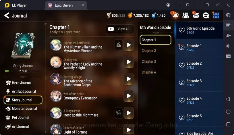 Epic Seven Accounts Global Unverif|6ML(Zio,Cecilia,Landy,Tieria,Veroni image 5