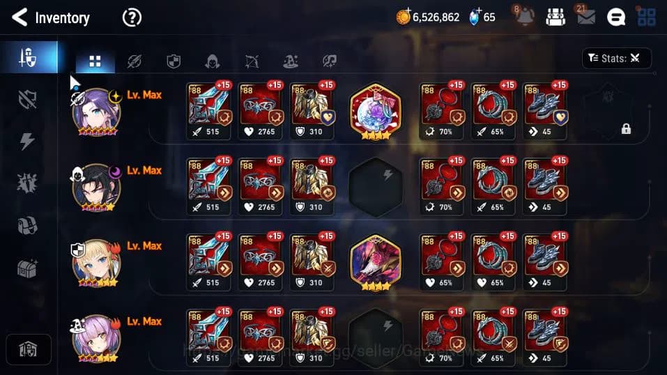 Epic Seven Accounts GLOBAL UNVERIF|New Era|3 ML(Salome,Clilias, ATywin image 10