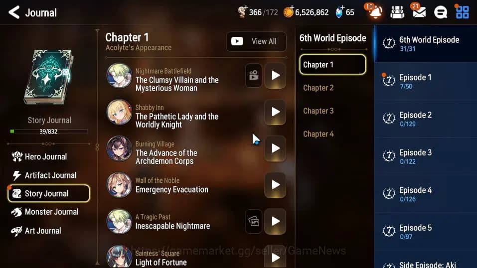 Epic Seven Accounts GLOBAL UNVERIF|New Era|3 ML(Salome,Clilias, ATywin image 17