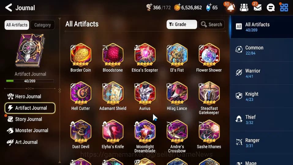 Epic Seven Accounts GLOBAL UNVERIF|New Era|3 ML(Salome,Clilias, ATywin image 18