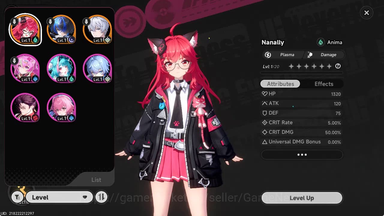 Neverness to Everness Accounts GLOBAL NA|HL 3|2 SSR Limited Nanally, Daffodill Aw image 2