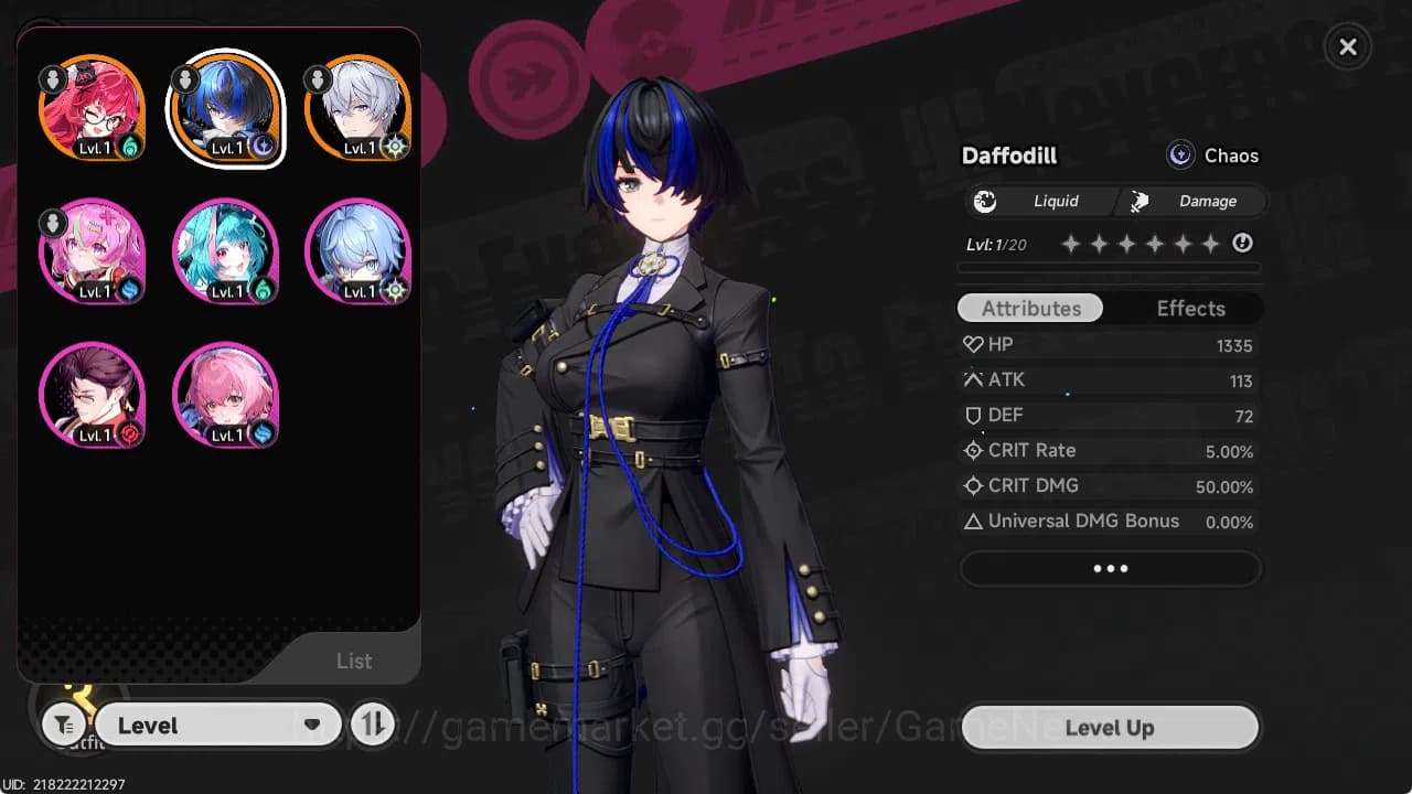Neverness to Everness Accounts GLOBAL NA|HL 3|2 SSR Limited Nanally, Daffodill Aw image 3