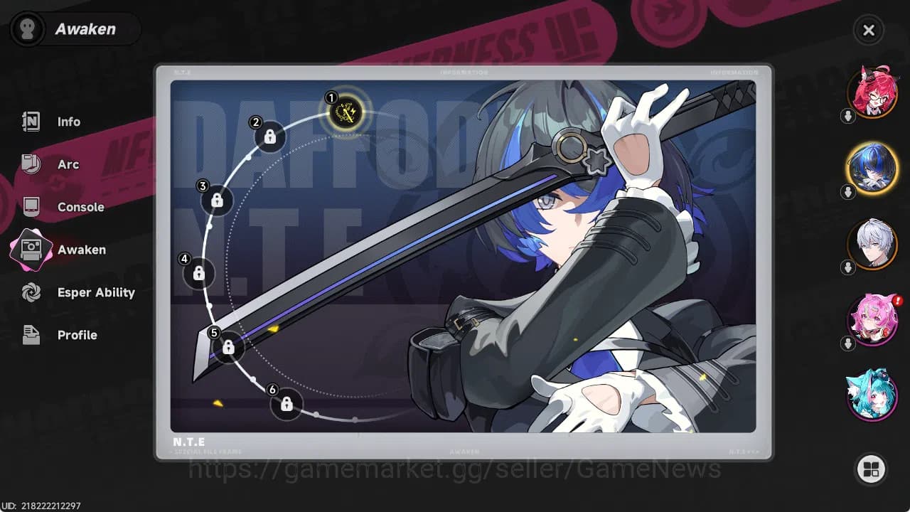 Neverness to Everness Accounts GLOBAL NA|HL 3|2 SSR Limited Nanally, Daffodill Aw image 4