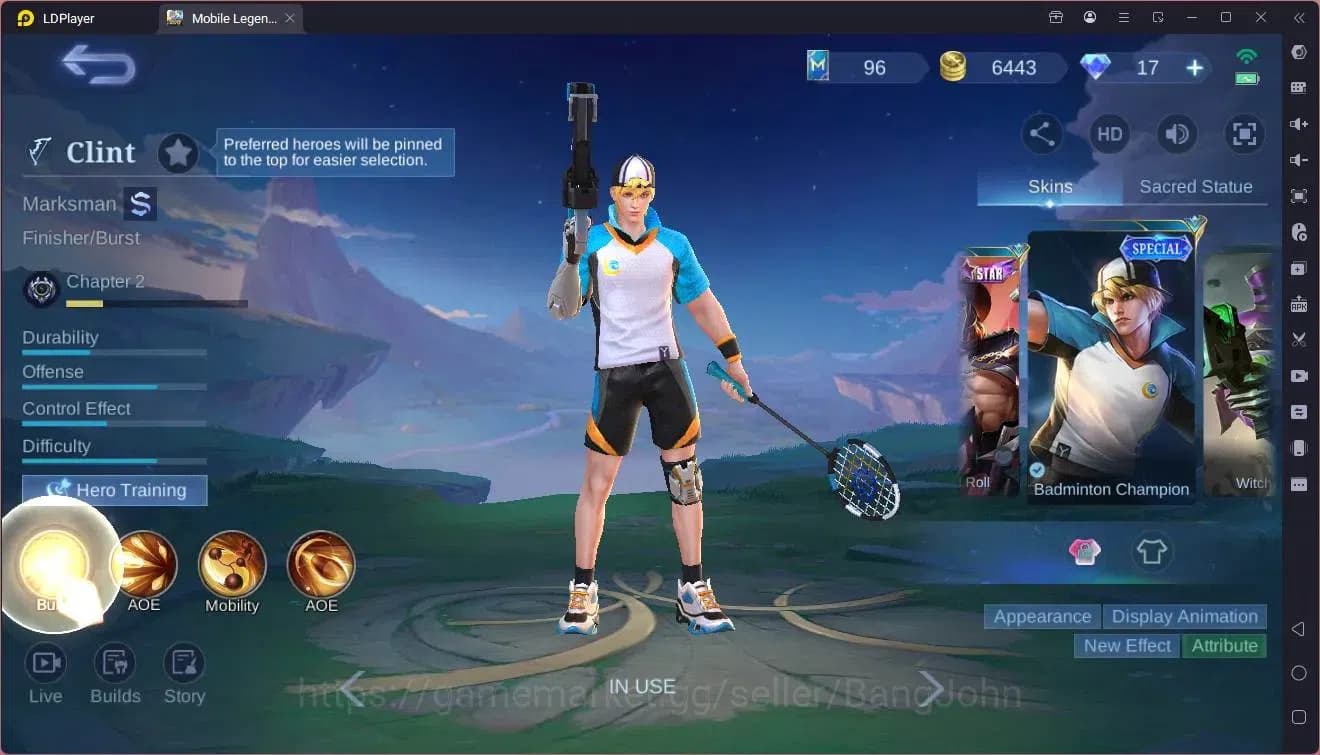Mobile Legends: Bang Bang Accounts Global|Hero53|Skin 70|Seasoned|9th Fanny|Naruto Va image 1