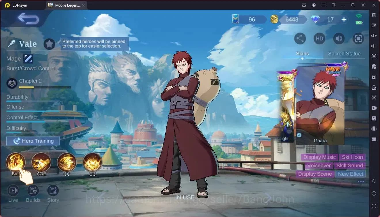Mobile Legends: Bang Bang Accounts Global|Hero53|Skin 70|Seasoned|9th Fanny|Naruto Va image 6