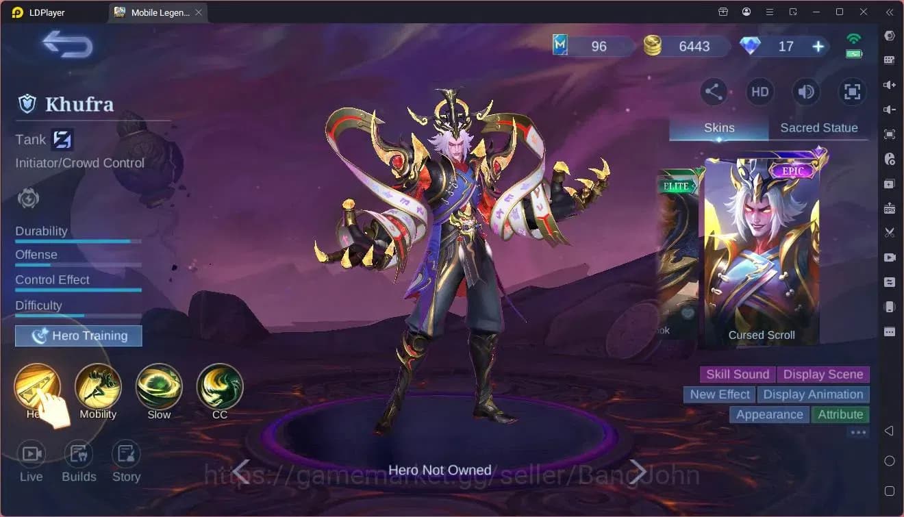 Mobile Legends: Bang Bang Accounts Global|Hero53|Skin 70|Seasoned|9th Fanny|Naruto Va image 7