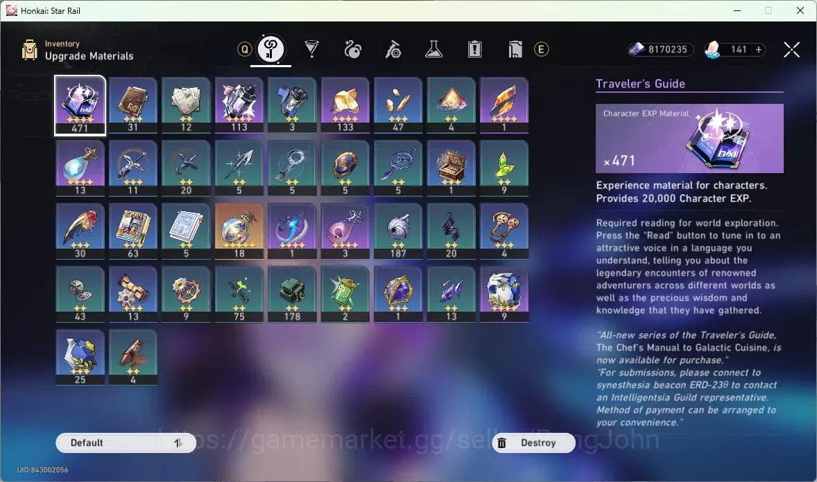 Honkai Star Rail Accounts ASIA | TL 50 | 5 LIMIT | CASTORICE | JINGLIU | SIL image 12