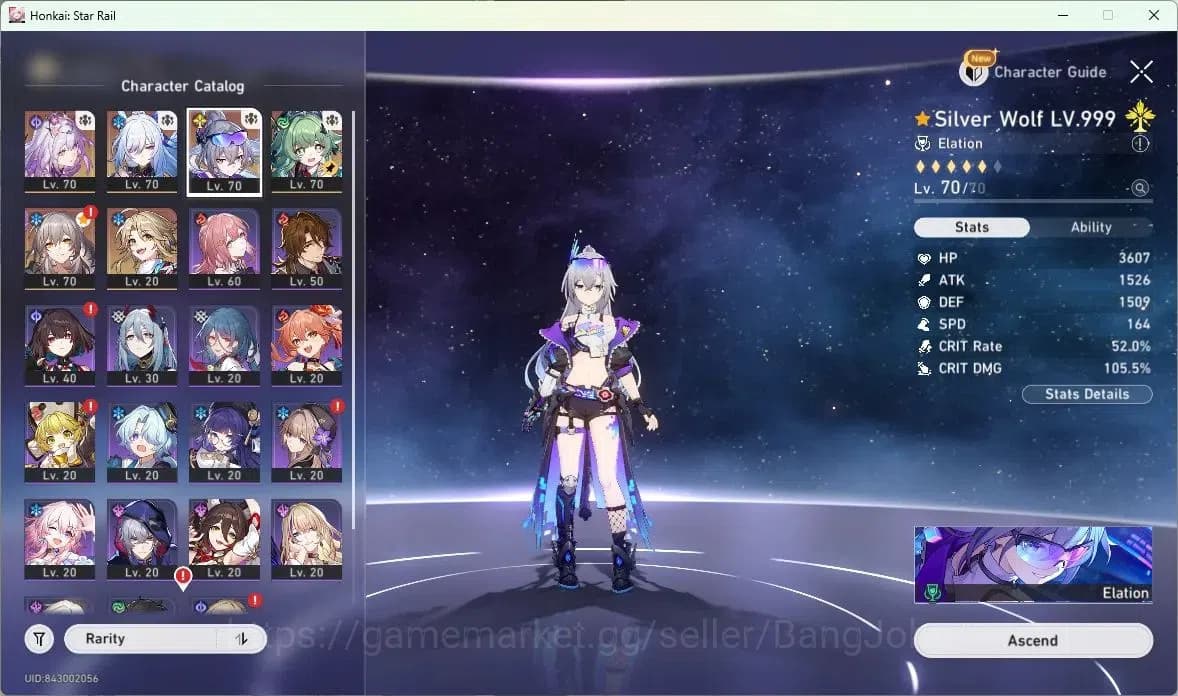 Honkai Star Rail Accounts ASIA | TL 50 | 5 LIMIT | CASTORICE | JINGLIU | SIL image 3