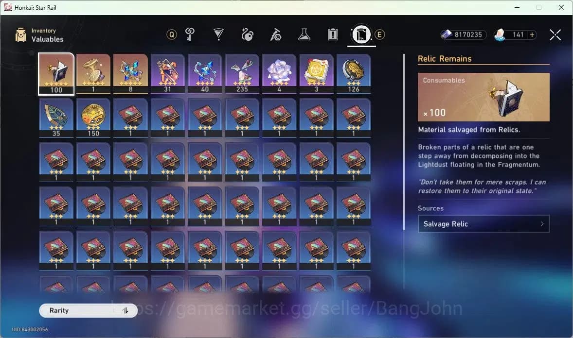 Honkai Star Rail Accounts ASIA | TL 50 | 5 LIMIT | CASTORICE | JINGLIU | SIL image 6
