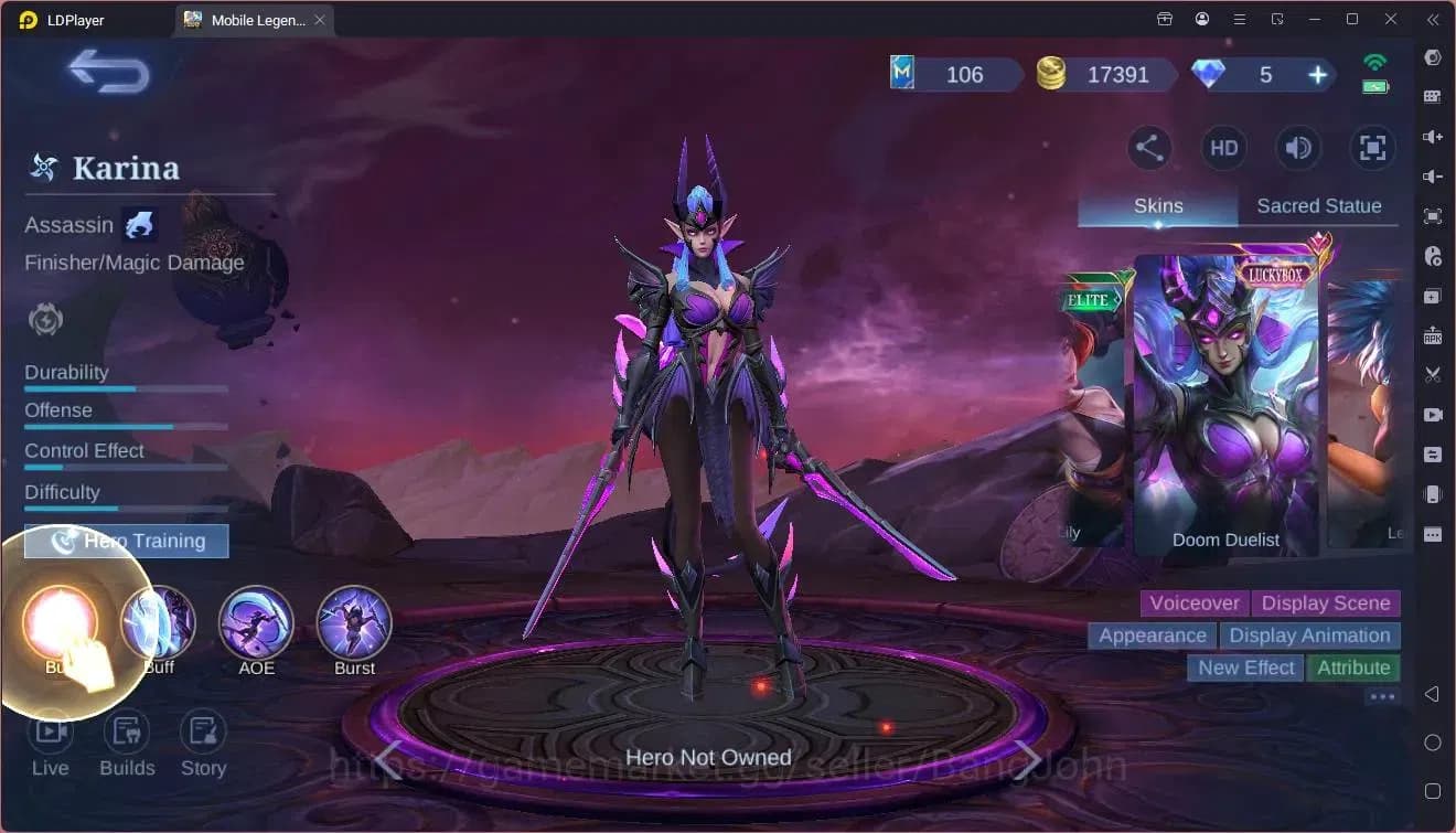 Mobile Legends: Bang Bang Accounts Global|Hero 79|Skin 149|Renowned|MetroZero Ixia|KO image 3