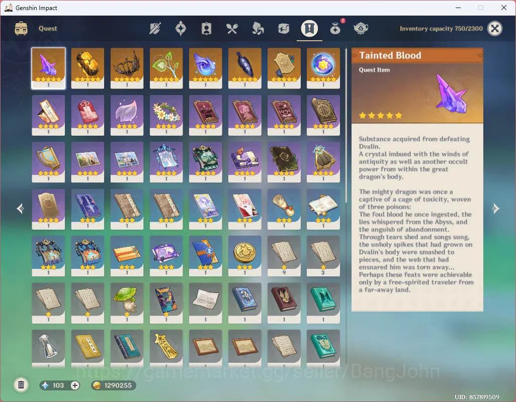Genshin Impact Accounts ASIA|AR 57|10 limit+2sign|Zibai,Linnea,Xilonen+sig image 16