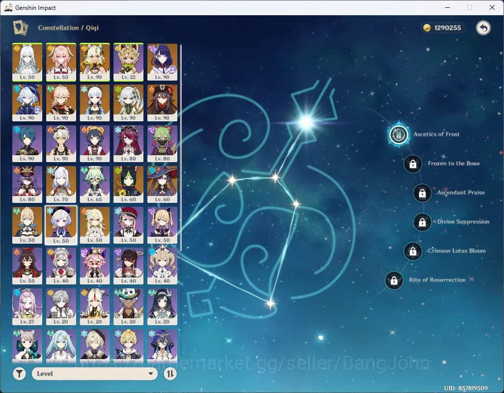 Genshin Impact Accounts ASIA|AR 57|10 limit+2sign|Zibai,Linnea,Xilonen+sig image 6