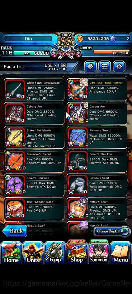 Grand Summoners Accounts Global|Rank 116|3 Sp Art+27 Ascend+17 TW|[Siatama, image 10