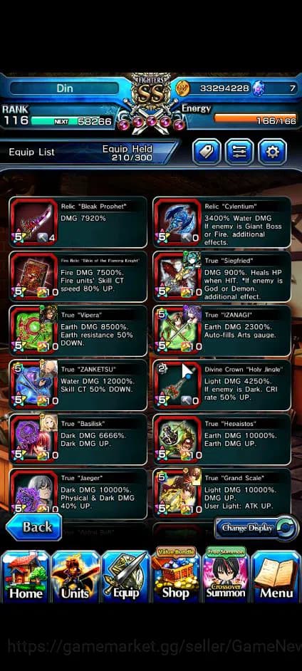 Grand Summoners Accounts Global|Rank 116|3 Sp Art+27 Ascend+17 TW|[Siatama, image 12