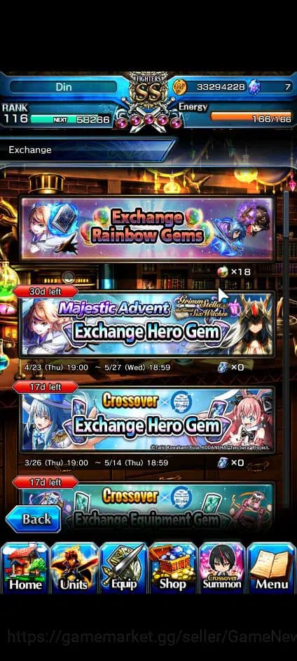 Grand Summoners Accounts Global|Rank 116|3 Sp Art+27 Ascend+17 TW|[Siatama, image 14