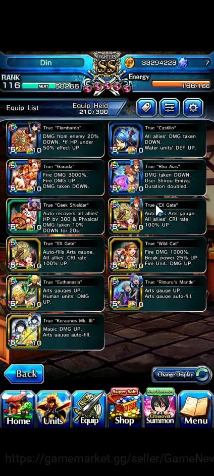 Grand Summoners Accounts Global|Rank 116|3 Sp Art+27 Ascend+17 TW|[Siatama, image 16