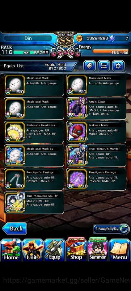 Grand Summoners Accounts Global|Rank 116|3 Sp Art+27 Ascend+17 TW|[Siatama, image 2