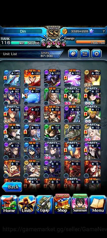 Grand Summoners Accounts Global|Rank 116|3 Sp Art+27 Ascend+17 TW|[Siatama, image 20