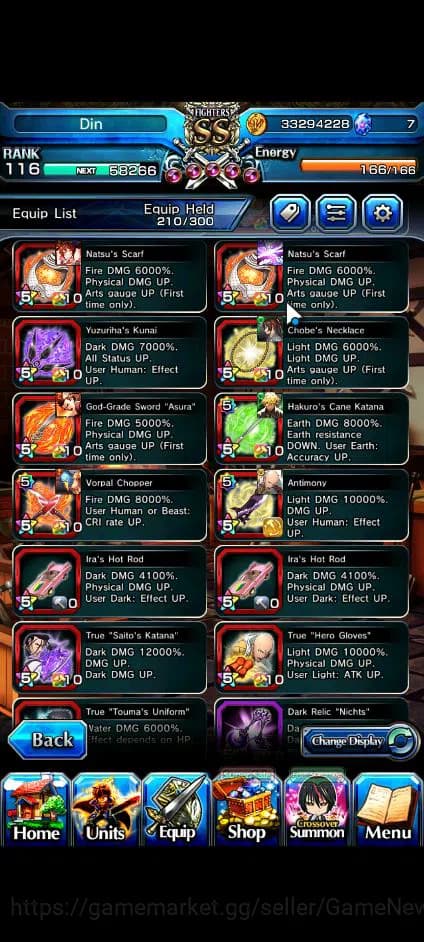 Grand Summoners Accounts Global|Rank 116|3 Sp Art+27 Ascend+17 TW|[Siatama, image 9