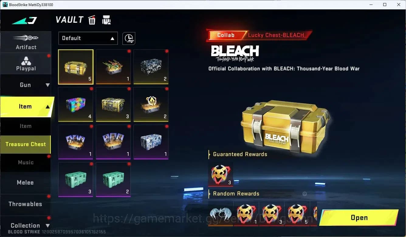 Blood Strike Accounts ASIA| BLEACH Byakuya Kuchiki Striker|7DS Oslo Play image 11