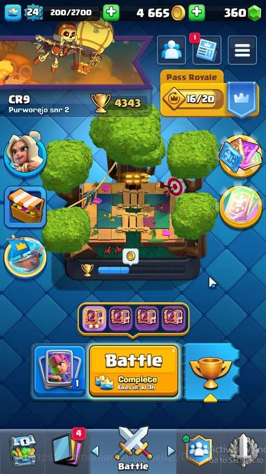 Clash Royale Accounts Lv 24|Trophy 4343|KTL 9|Limited Skin|Card 81|1 Her image 1