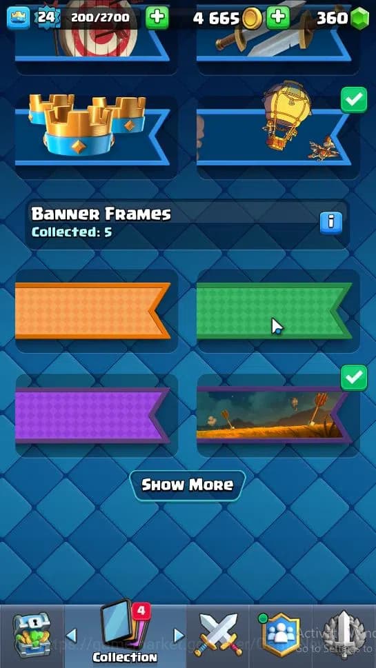 Clash Royale Accounts Lv 24|Trophy 4343|KTL 9|Limited Skin|Card 81|1 Her image 16