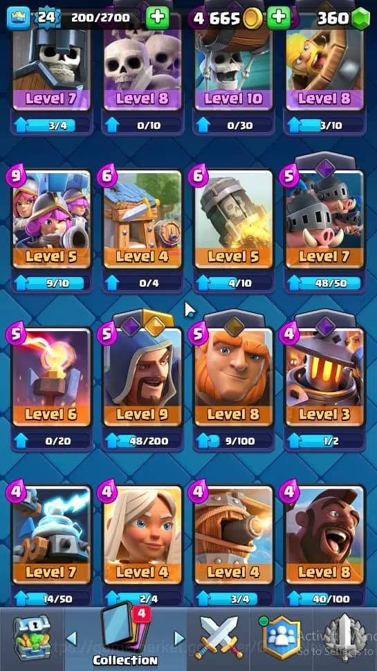 Clash Royale Accounts Lv 24|Trophy 4343|KTL 9|Limited Skin|Card 81|1 Her image 7