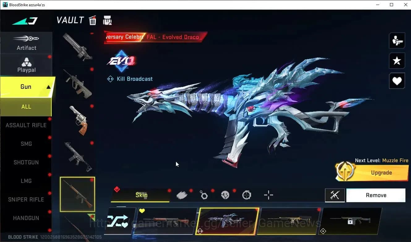 Blood Strike Accounts ASIA|ETERNAL Galil+EVO FAL+Collab Evangelion MCX+9 image 6
