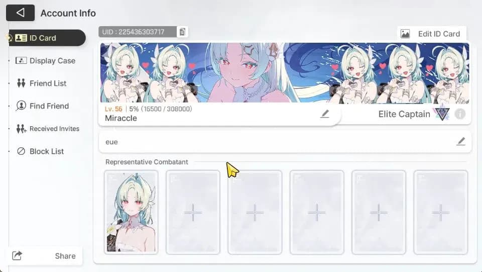 Chaos Zero Nightmare Accounts ASIA Lv56|WellBuild|12 SSR[(HeidemarieM6,Diana,Ver image 2