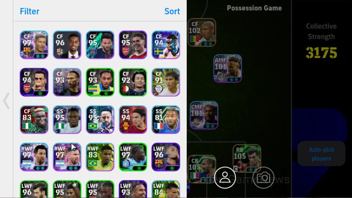 eFootball Accounts Mobile|Robert Lewandowski(PhenomFinishing),Franco image 2