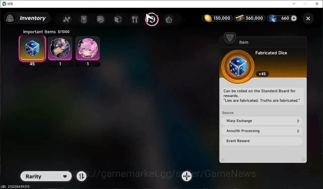 Neverness to Everness Accounts GLOBAL EU|HL 3| 1 SSR Hotori Awk 1 + Selector ON|5 image 9