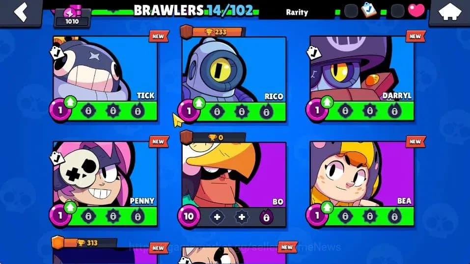 Brawl Stars Accounts 1010 Trophies, 14 Brawlers, 2 Max Lv. 49 Showdown image 9