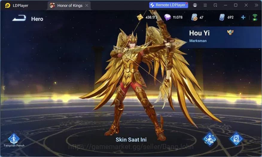 Honor of Kings Accounts Global | 112H 250S |2 JJK (Lady Sun, Kongming),2 S image 10