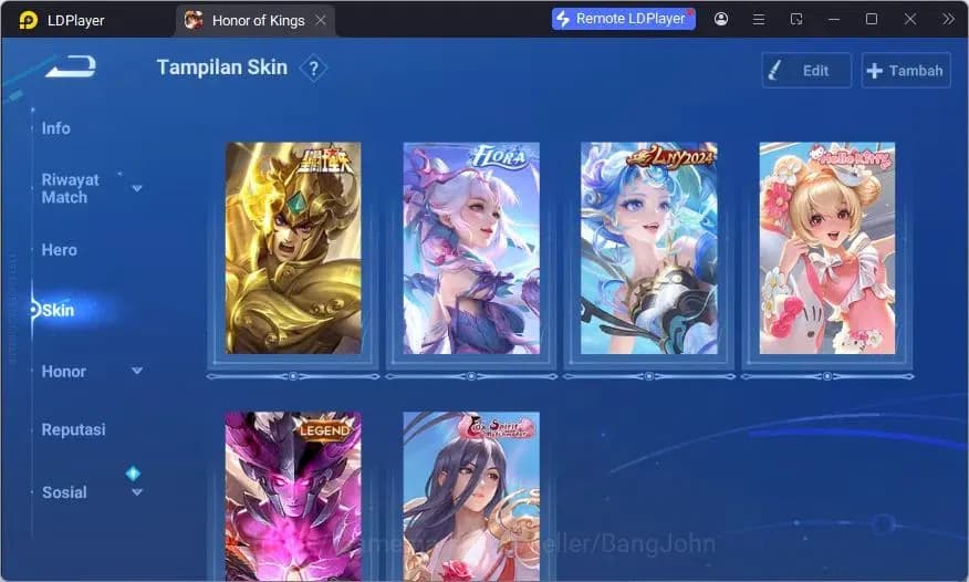 Honor of Kings Accounts Global | 112H 250S |2 JJK (Lady Sun, Kongming),2 S image 19