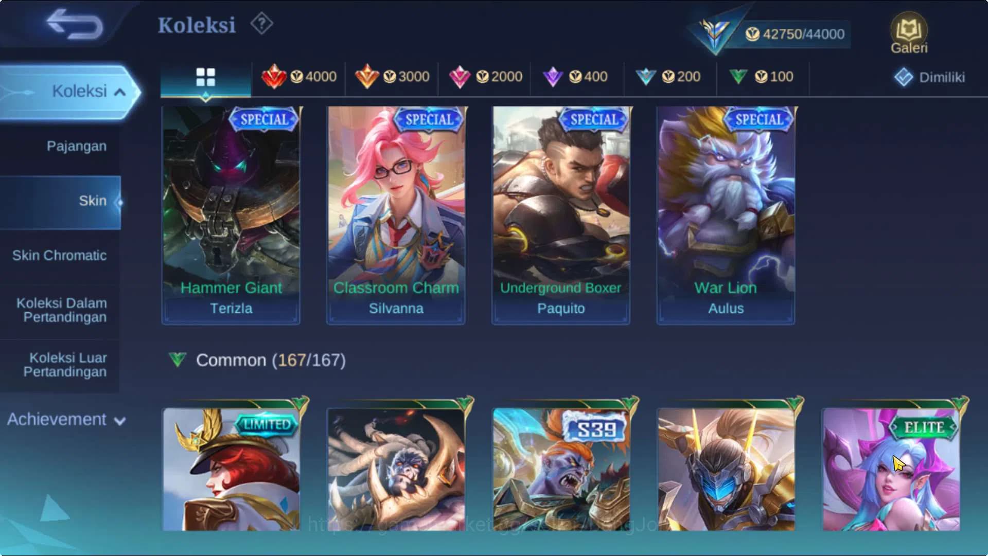 Mobile Legends: Bang Bang Accounts Hero 131 Skin 230 | EmblemMax | KOF Karina, CC Nat image 16