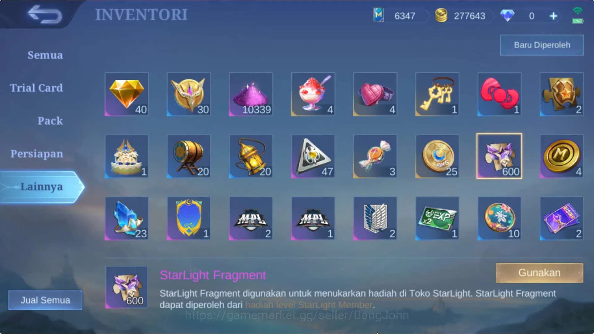 Mobile Legends: Bang Bang Accounts Hero 131 Skin 230 | EmblemMax | KOF Karina, CC Nat image 17